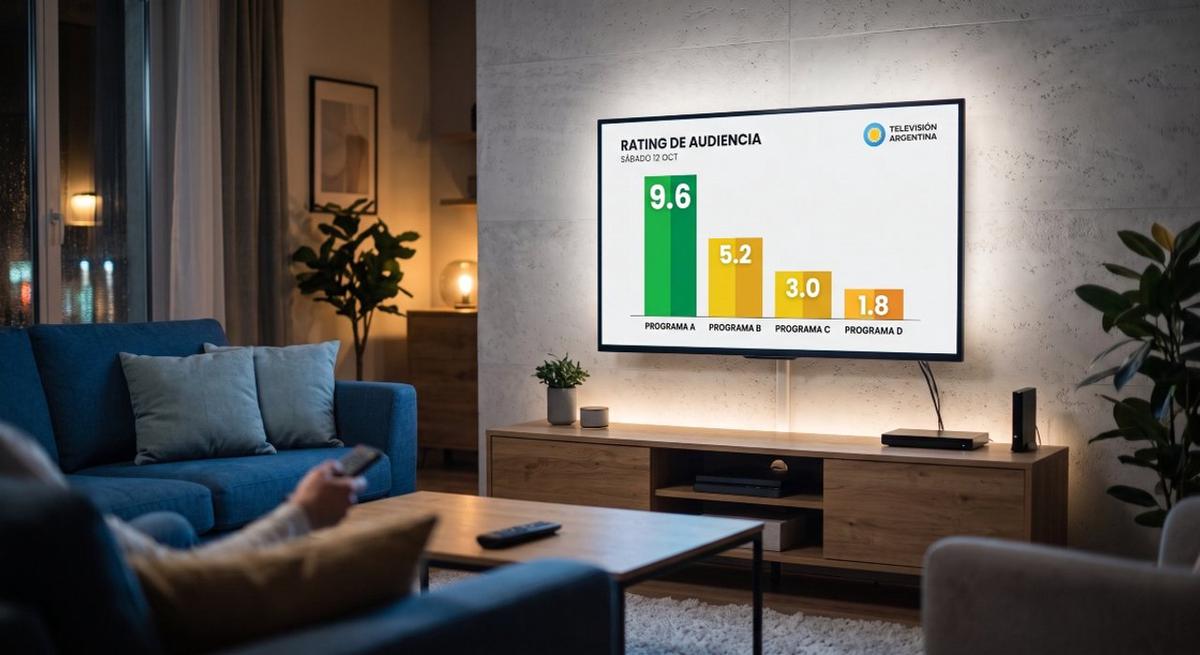 Rating del sábado en la TV.