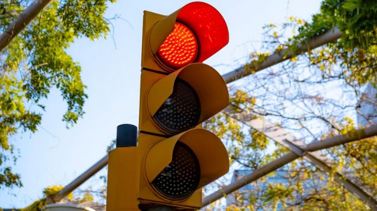 Semáforo en rojo