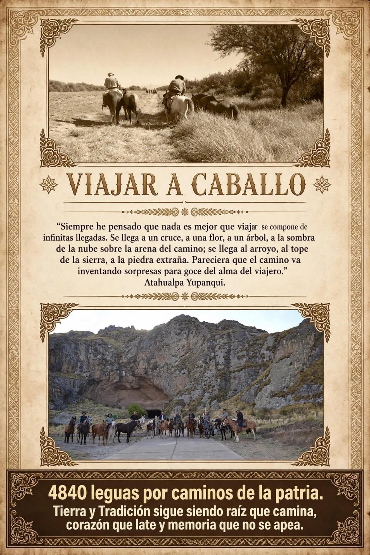 Siete jinetes de Río Cuarto recorren 27 leguas a caballo