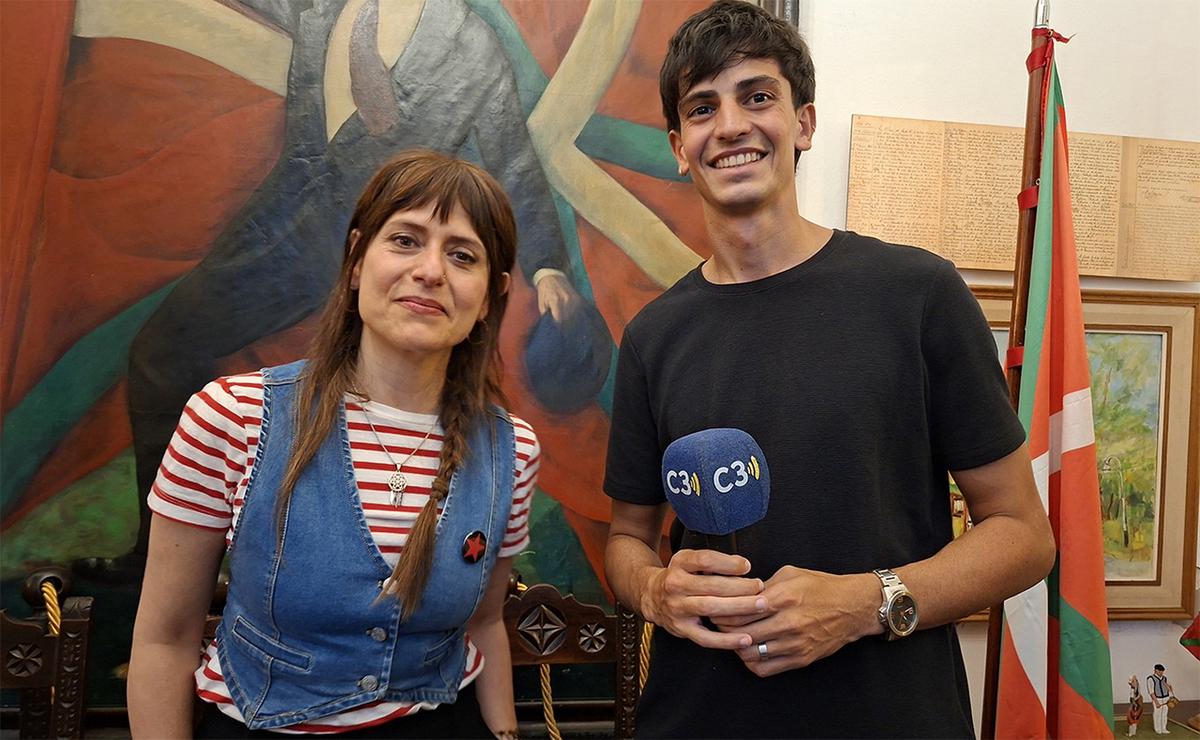 Itziar Ituño, actriz española, en Rosario por su película Pensamiento Lateral.