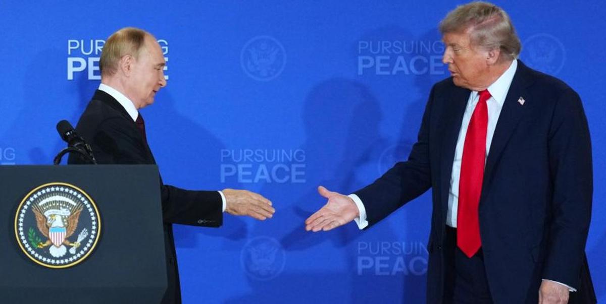 Putin y Trump, durante su encuentro en Alaska en agosto.