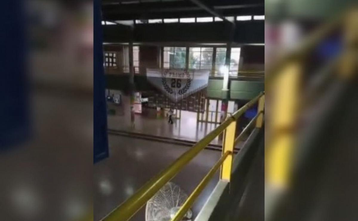 Captura del video del estremecedor crimen en San Cristobal.