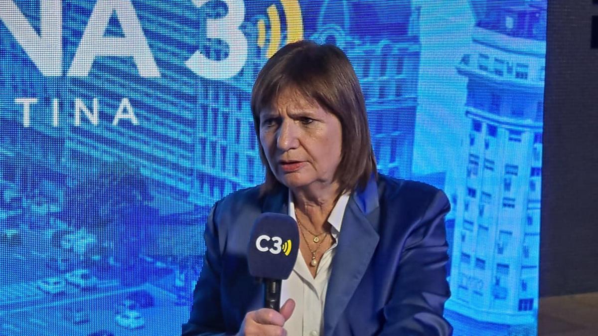 Patricia Bullrich, en diálogo con Sergio Suppo en la Cena Anual de CIPPEC.