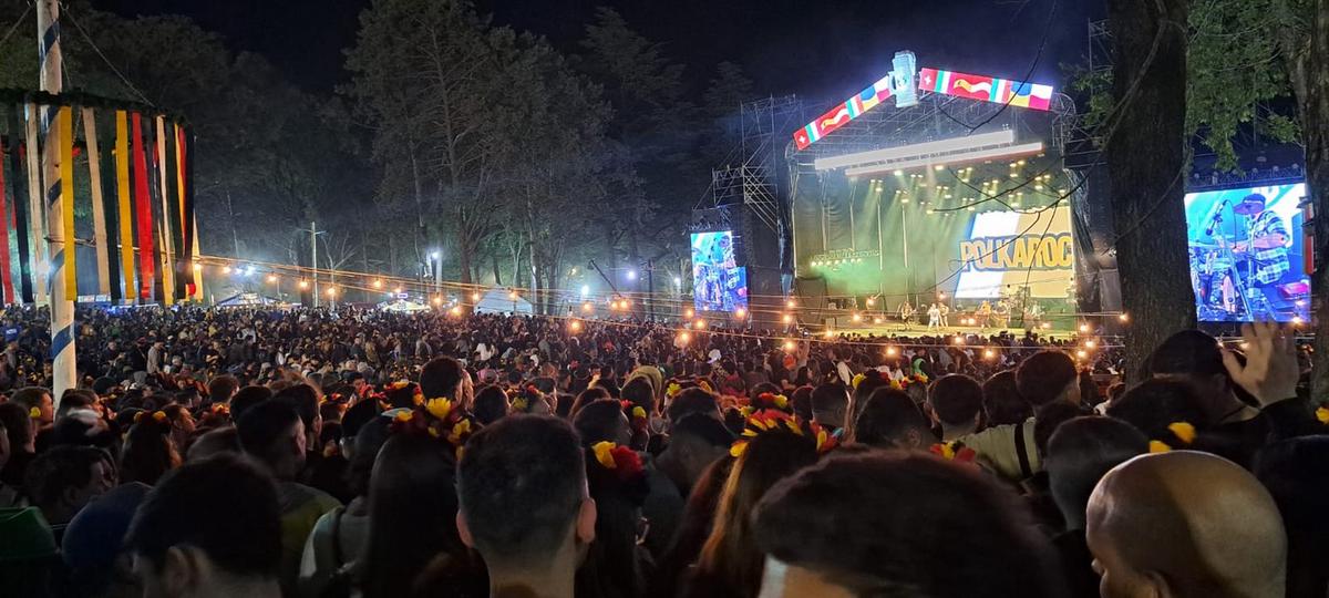 FOTO: La Fiesta de la Cerveza se vive a pleno en Villa General Belgrano. 