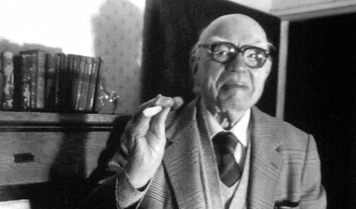 El escritor Juan Filloy, uno de los más destacados de las letras del país.