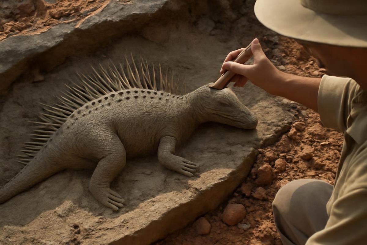 Reconstrucción artística del <em>Haolong dongi</em>