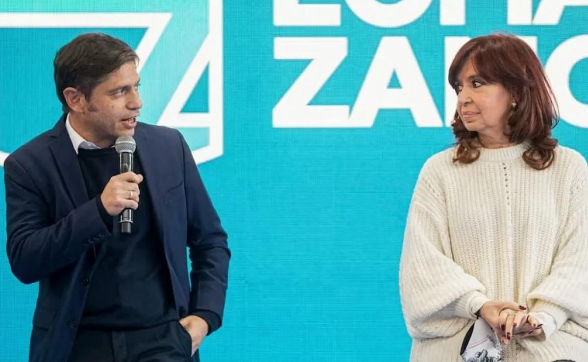 FOTO: Axel Kicillof y Cristina Kirchner suben la tensión en el peronismo. (Foto: gentileza)