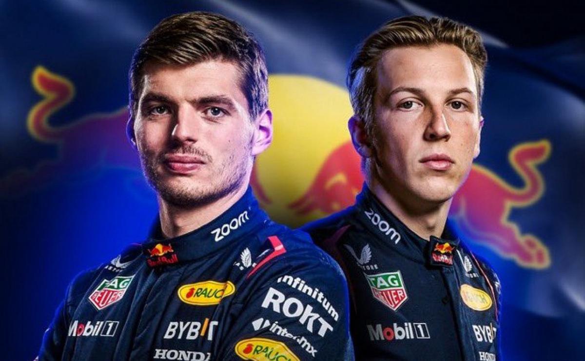 FOTO: Red Bull confirmó a Lawson como compañero de Verstappen en 2025