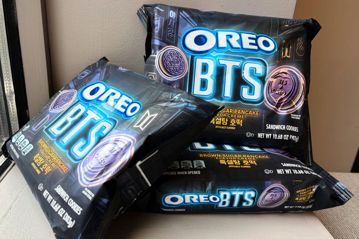 ¿Qué sabe a panqueque coreano y es morado? Una Oreo inspirada en BTS, grupo K-pop