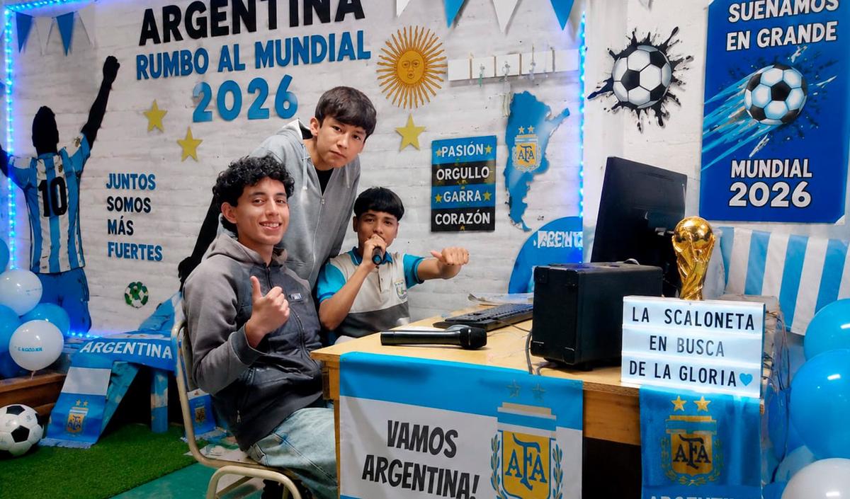 Todo el entusiasmo de los chicos riojanos por participar del gran concurso federal.