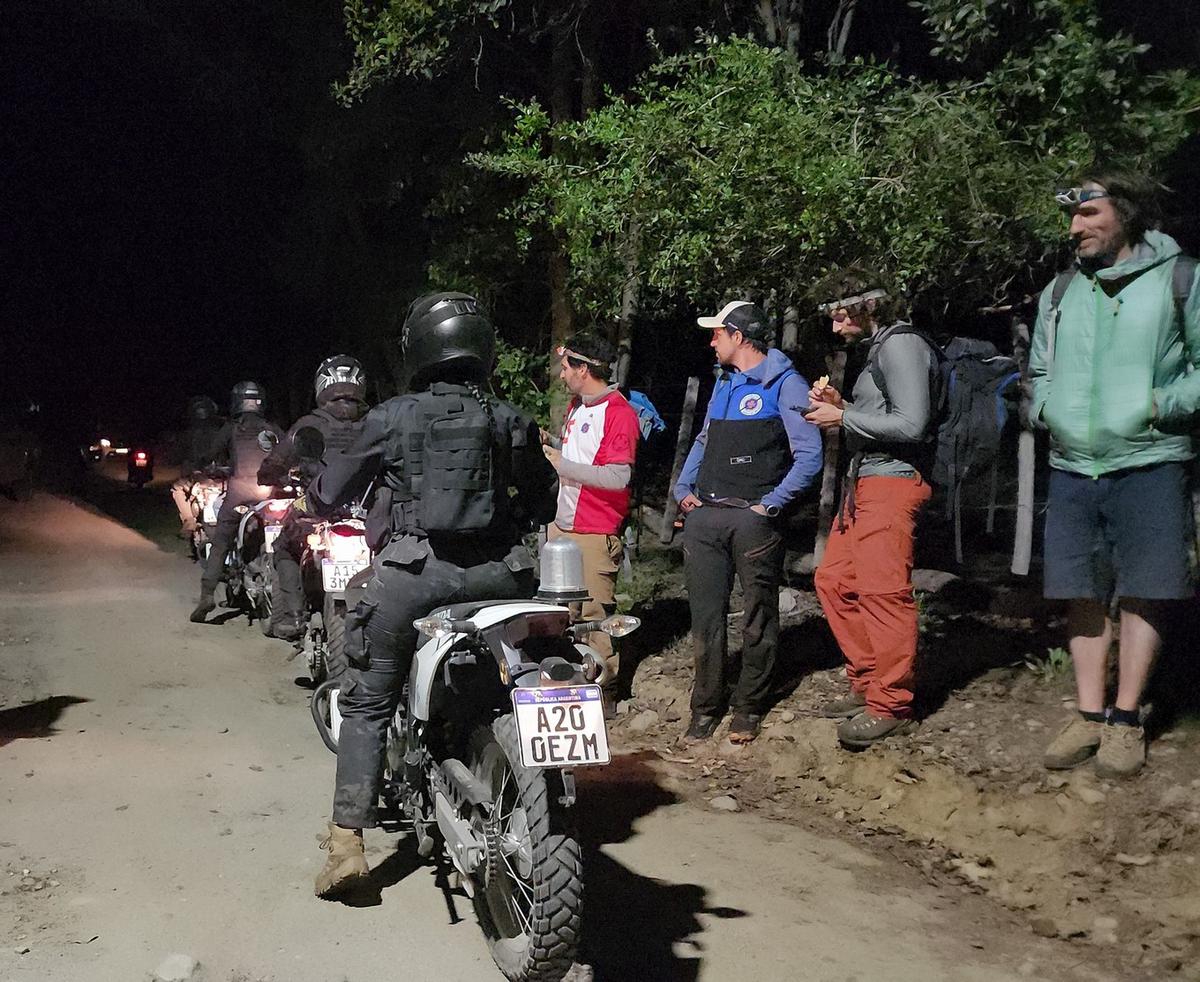 FOTO:  Operativo de búsqueda del pequeño en Bariloche.