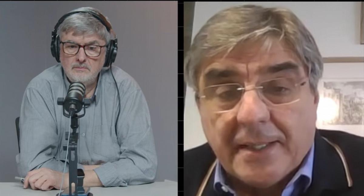 El titular de la Cámara Argentina de Empresas Mineras, Roberto Cacciola, entrevistado por Suppo.
