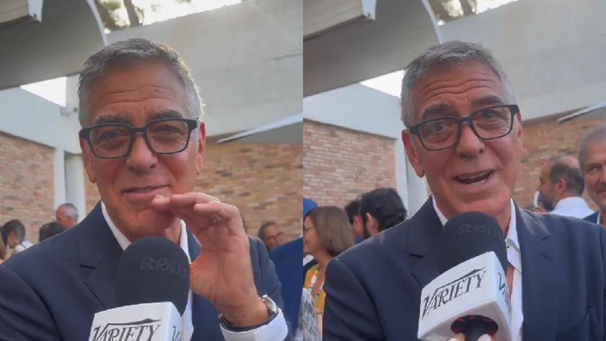 El actor George Clooney en Cumbre Lumière.