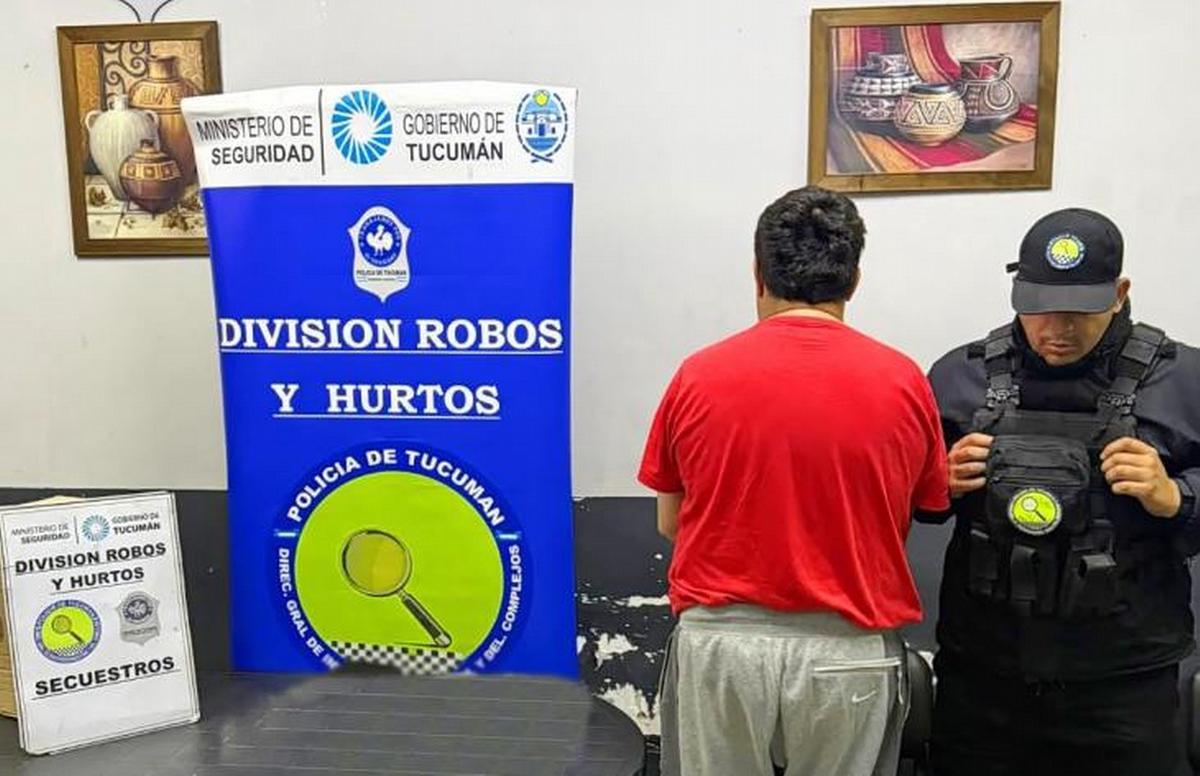Un hombre usa a un menor para robar en un local del microcentro