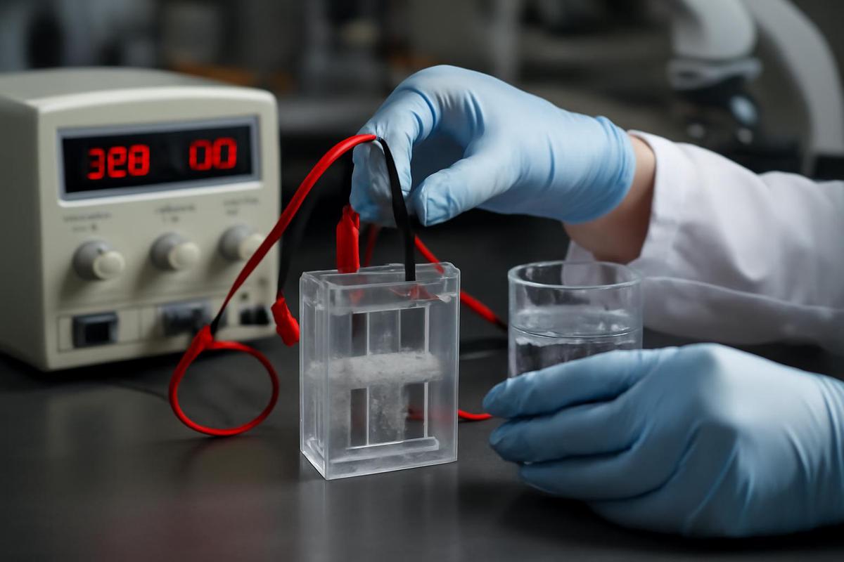 Los campos eléctricos transforman la química del agua