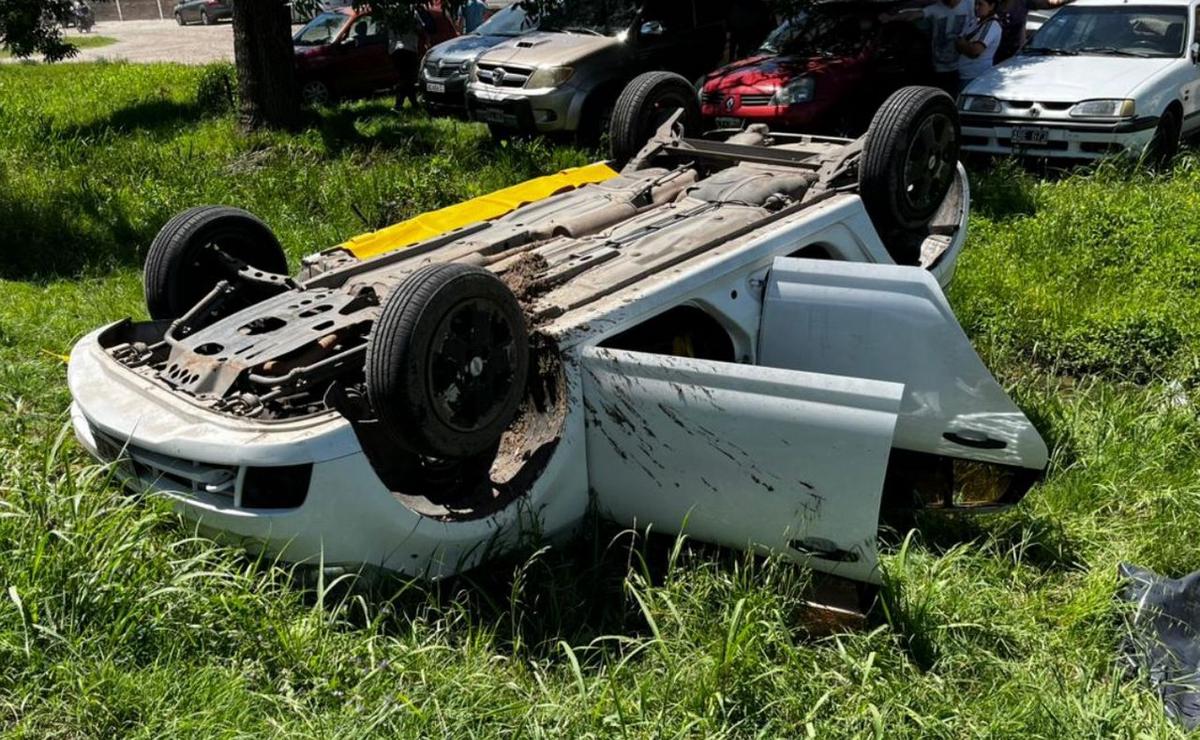 Vuelco en ruta 34: un hombre de 33 años, derivado al Heca en grave estado (Rosario)