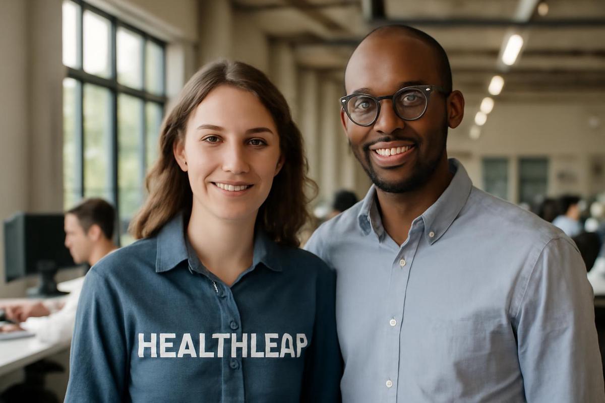 Healthleap co-founders Josiah and Jemima Meyer