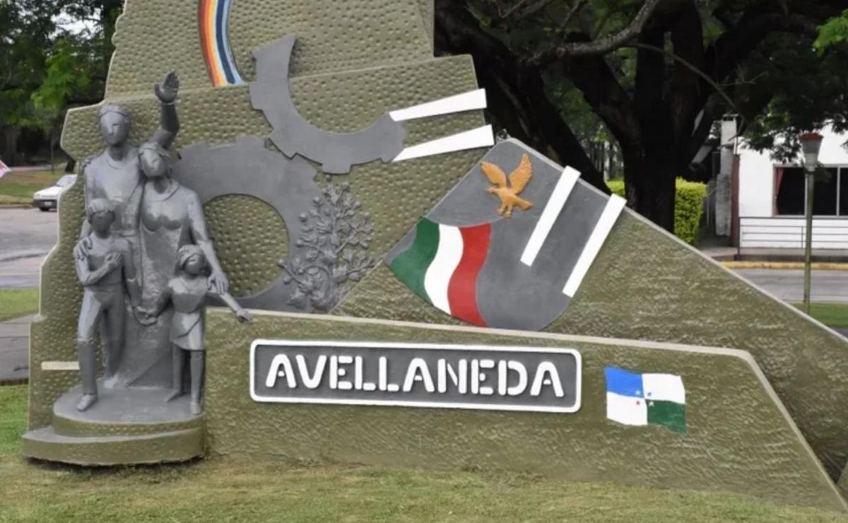 La localidad santafesina de Avellaneda.