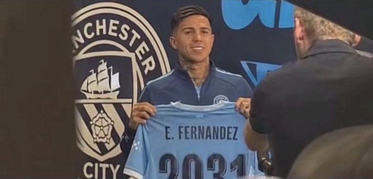 Enzo Fernández, refuerzo de Manchester City