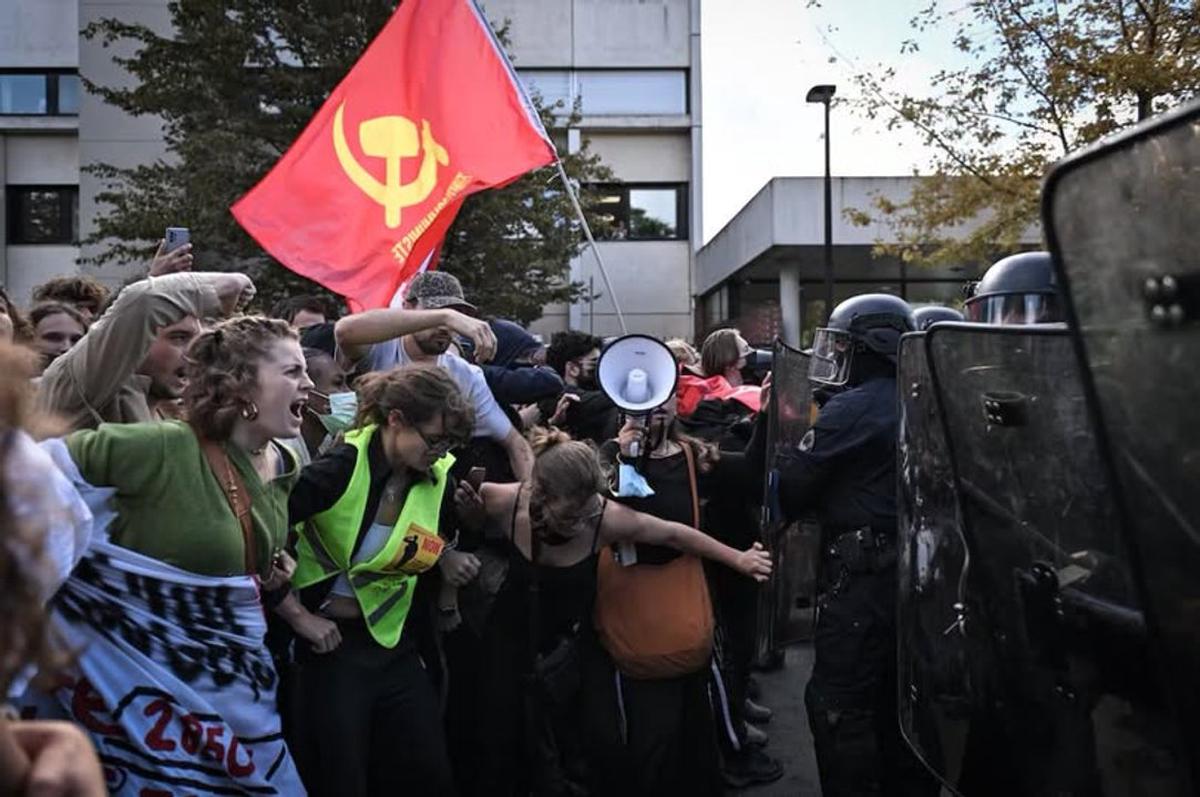 Disturbios en Francia.