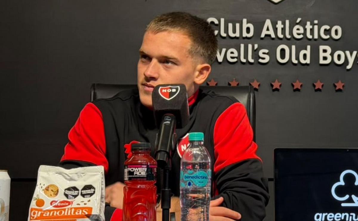 Luca Regiardo, jugador de Newell's.