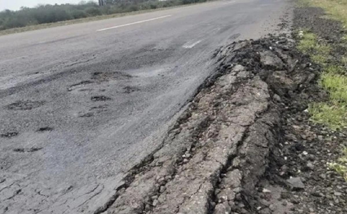 FOTO: El Gobierno de Santa Fe se quejó por el estado de las rutas 11 y 34. (Foto: Telefe)