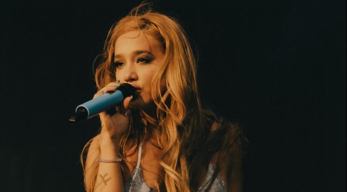 El gran momento de Ángela Torres. Foto: Agencia NA (Instagram)