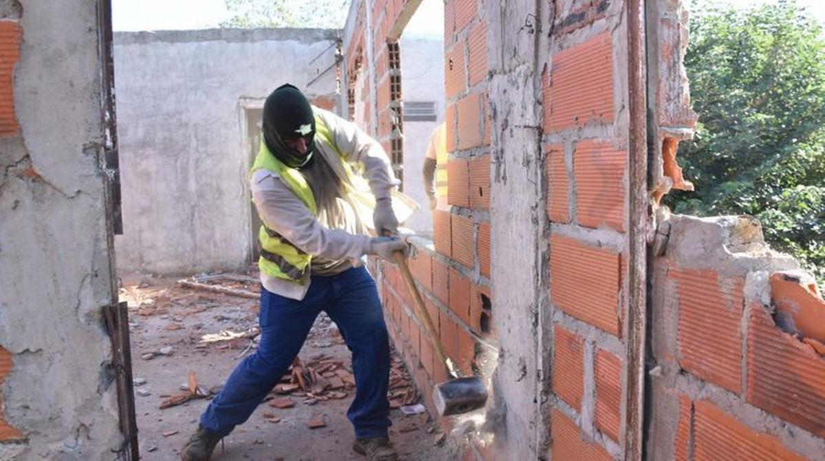 Derribaron un nuevo búnker en la ciudad de Rosario.