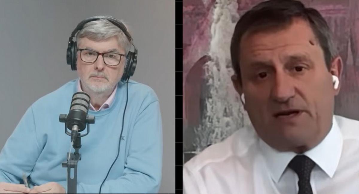El titular del Instituto para el Desarrollo Empresarial de Argentina, Santiago Mignone, con Suppo.