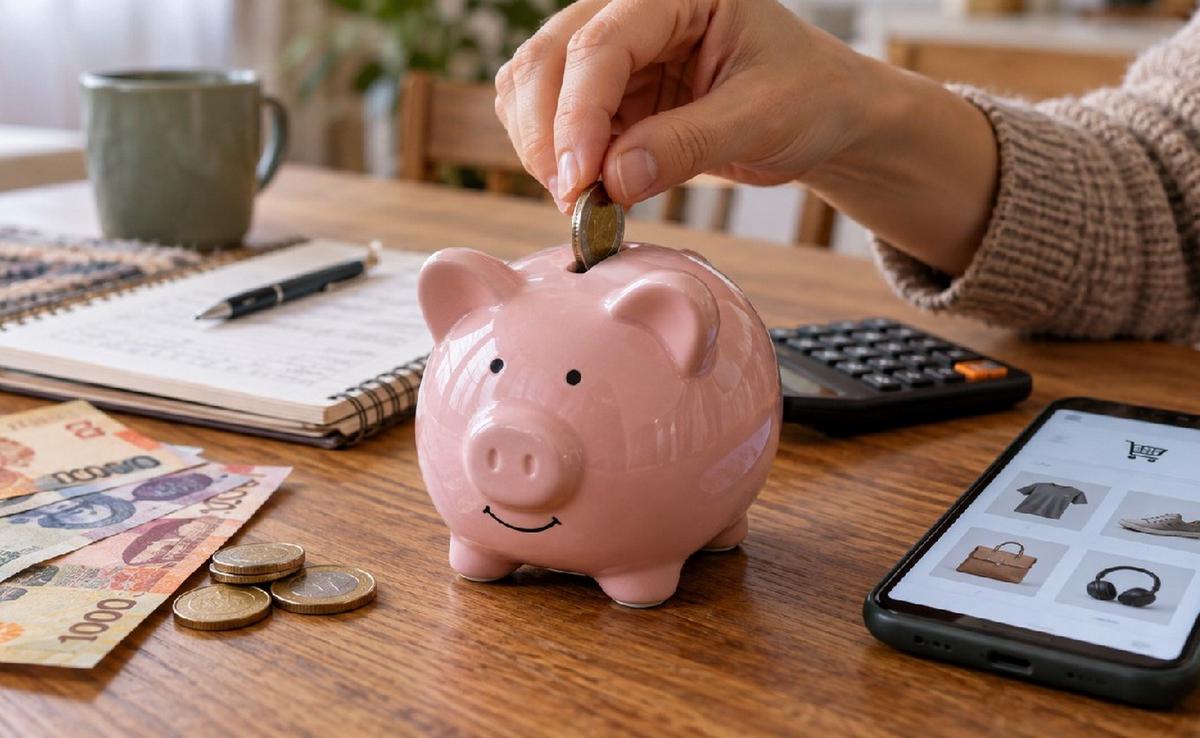 Cómo ordenar los gastos y evitar las compras por impulso. (Foto generada por IA)