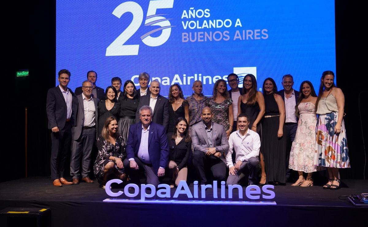 FOTO: Copa Airlines celebró 25 años conectando Buenos Aires con las Américas.