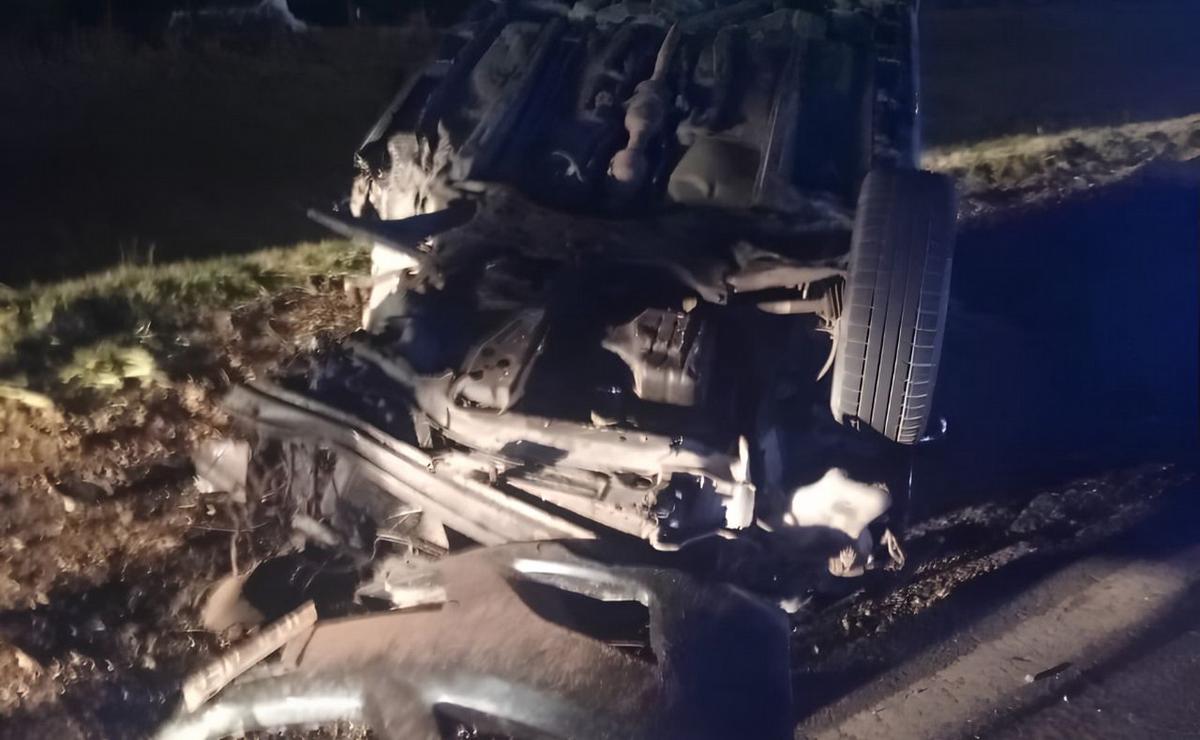 El accidente ocurrió en la A012, a la altura del kilómetro 3,5.