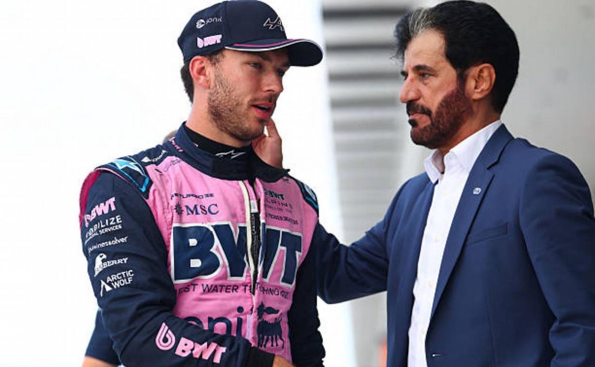 El presidente de la FIA respaldó a Gasly: