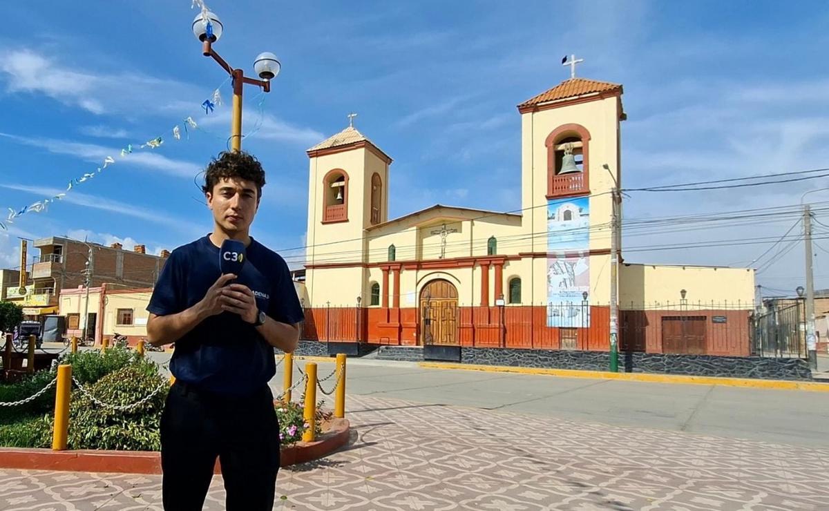 Agustín González en Zaña, Perú.