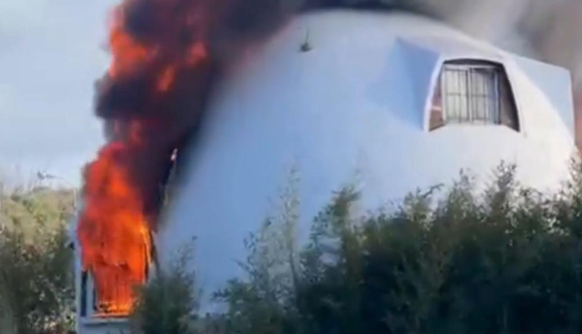 Incendio en la emblemática Casa de Dragon Ball de Mar del Plata: sin heridos