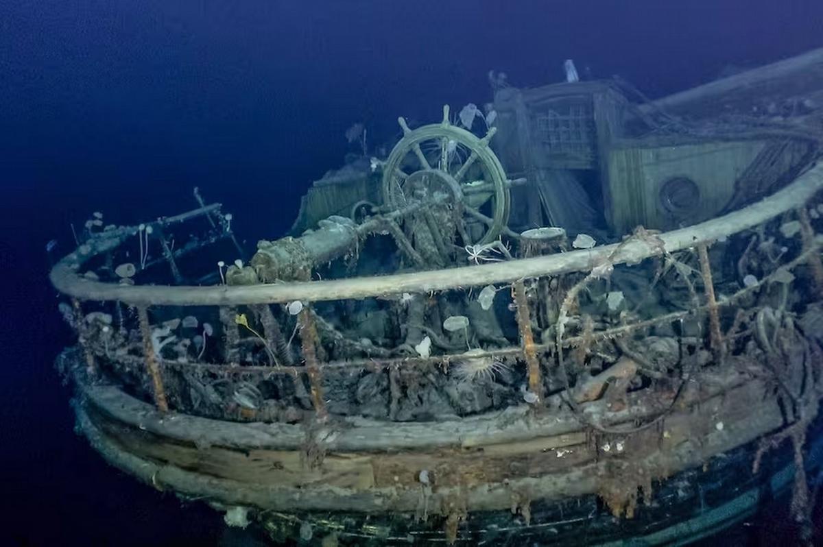 FOTO: Salieron a la luz imagenes nítidas de un barco desaparecido hace más de 100 años