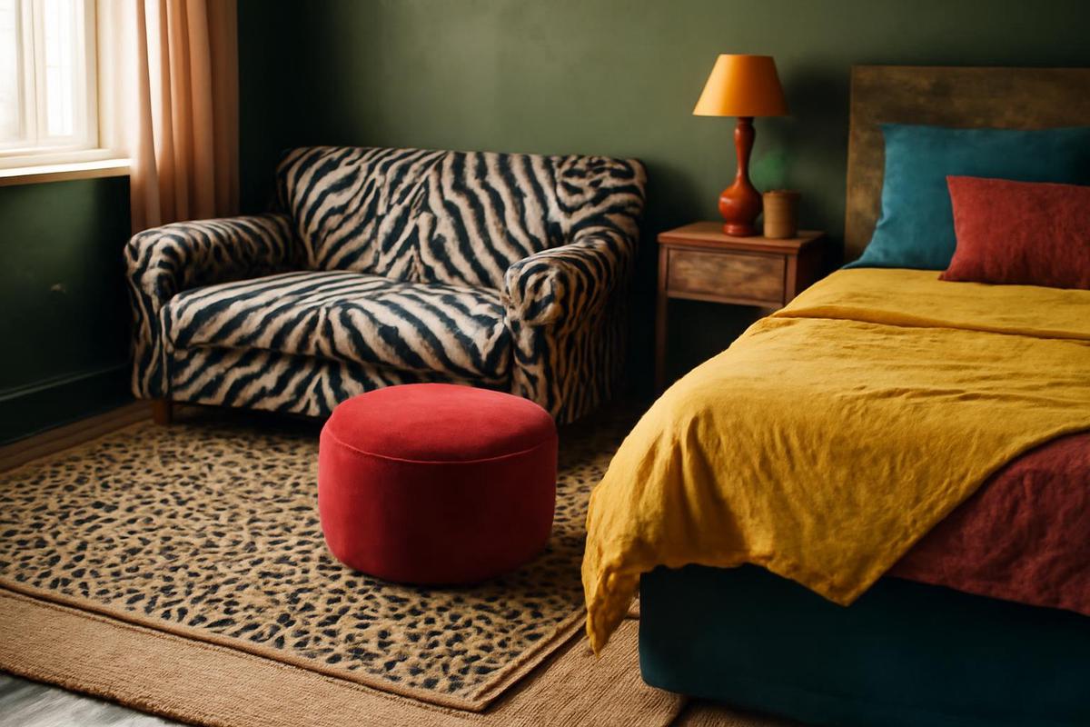 Incorporar estampados de animales en la decoración