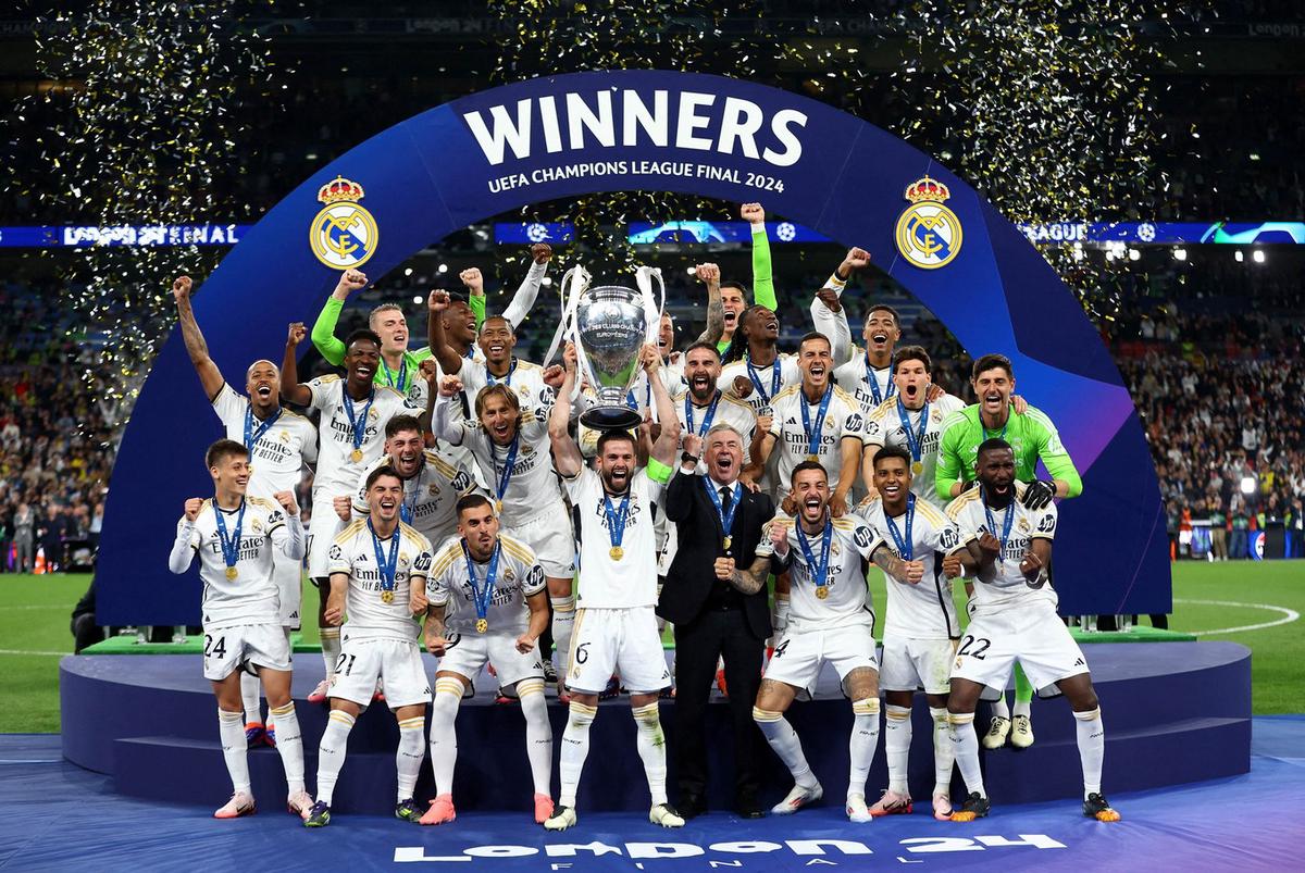 El Real Madrid venció al Dortmund y es campeón de la Champions. 
