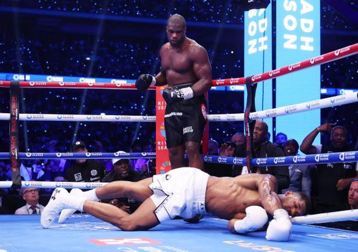 FOTO: Dubois liquidó a Joshua en el quinto round (Foto: Vanguardia)