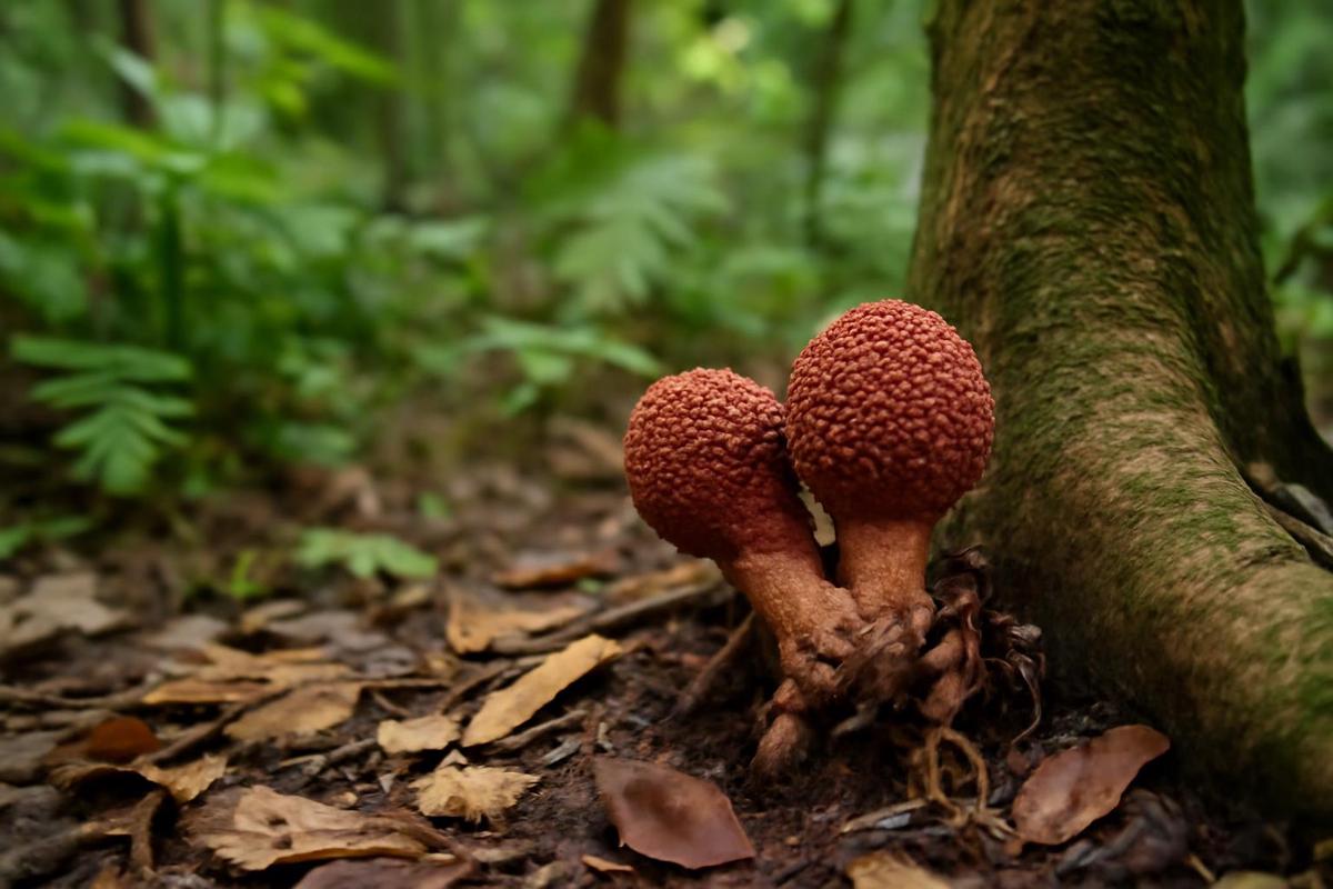 Balanophora: una planta parásita inusual