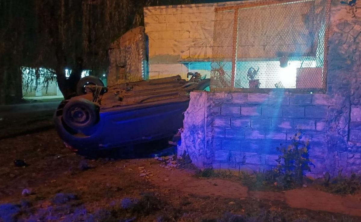 Impresionante vuelco en Rosario.