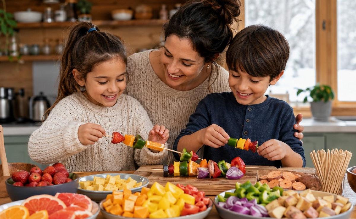 Cómo transformar la cocina en un aprendizaje para los niños. (Foto: IA)