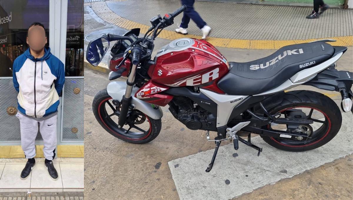 Palermo: detuvieron a un motochorro con 18 antecedentes