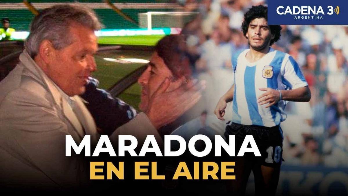 Maradona y la radio, en cinco recuerdos eternos.