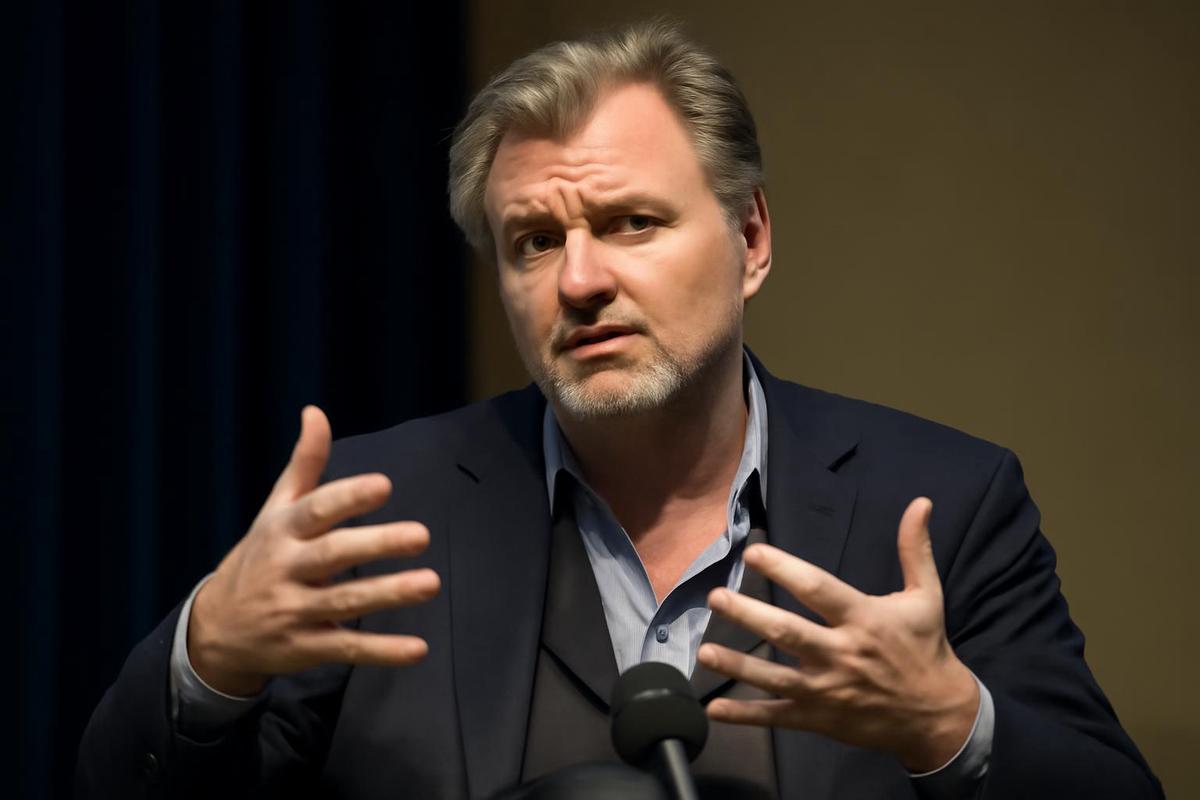 Christopher Nolan en la presentación de 'The Odyssey'