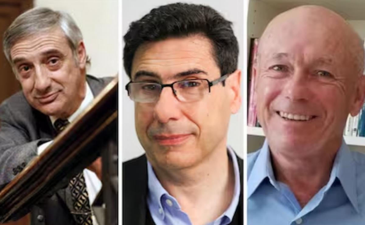 Los ganadores del Nobel de Economía 2025.