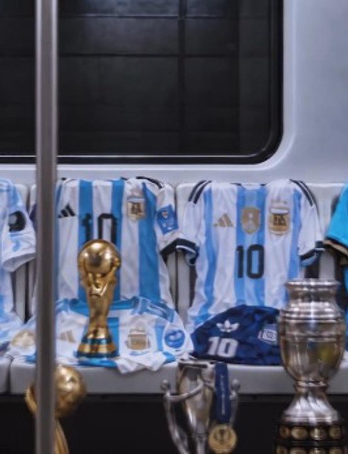 La cuenta oficial de Subte despidió a Lionel Messi con un emotivo video.