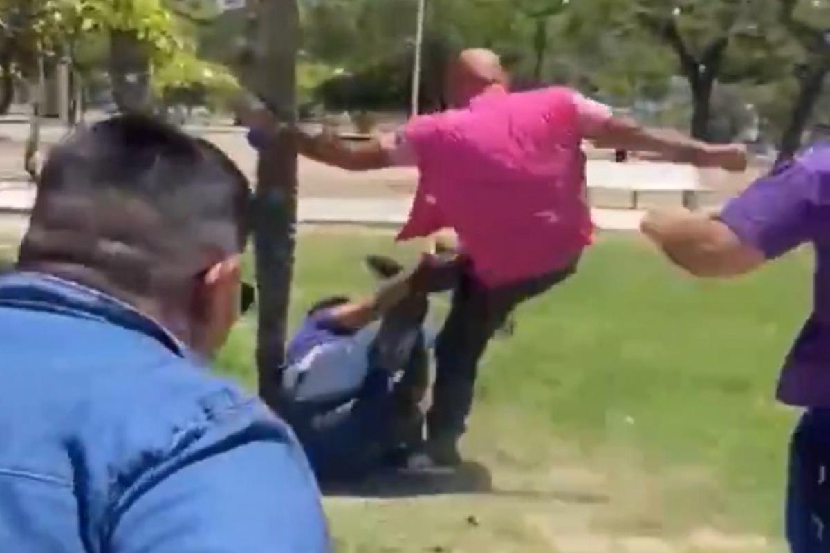 Escenas de extrema tensión se vivieron en la plaza principal de Formosa.