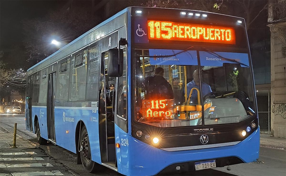 Colectivo en Rosario.