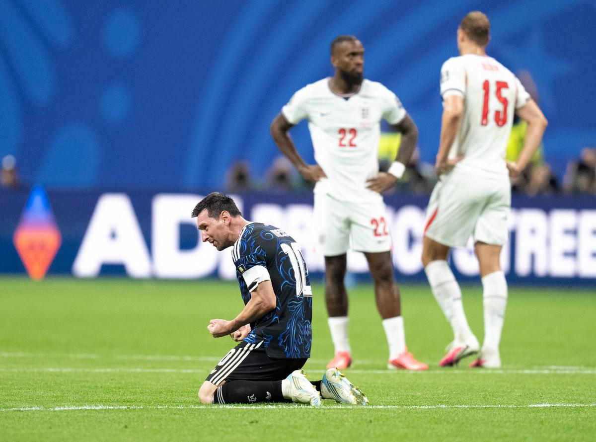 Messi y una emotiva reacción tras meterse en la final.
